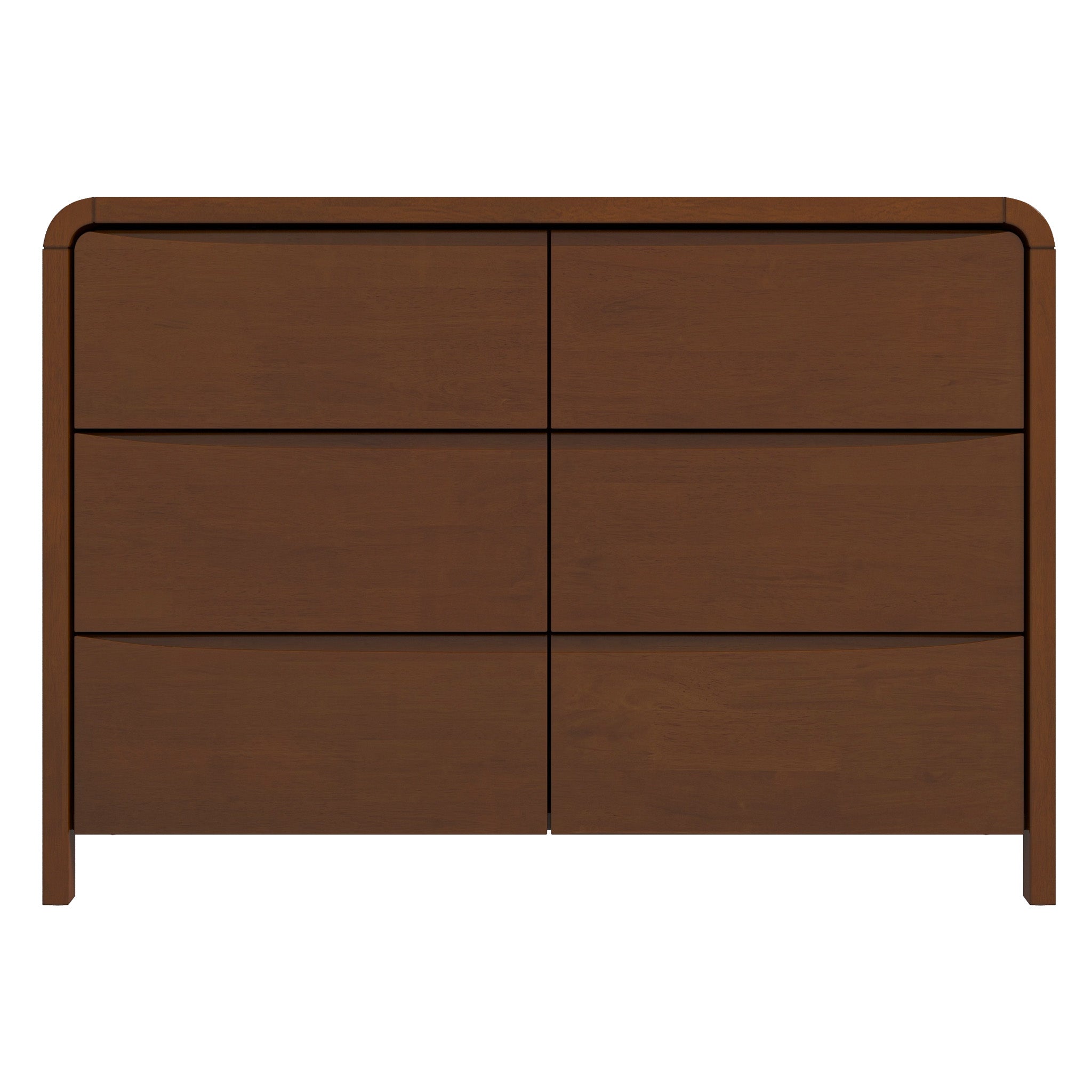 Lionel Mid Century Modern Solid Wood 6-Drawer Dresser
