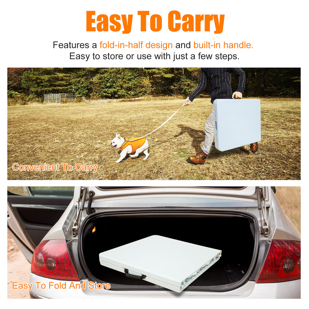 4ft Portable Folding Table - Maximum Weight 135KG