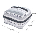 Karim Faux Yarn Large Pouf