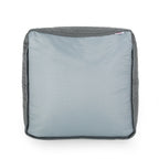 Bambo Faux Leather Rectangle Pouf