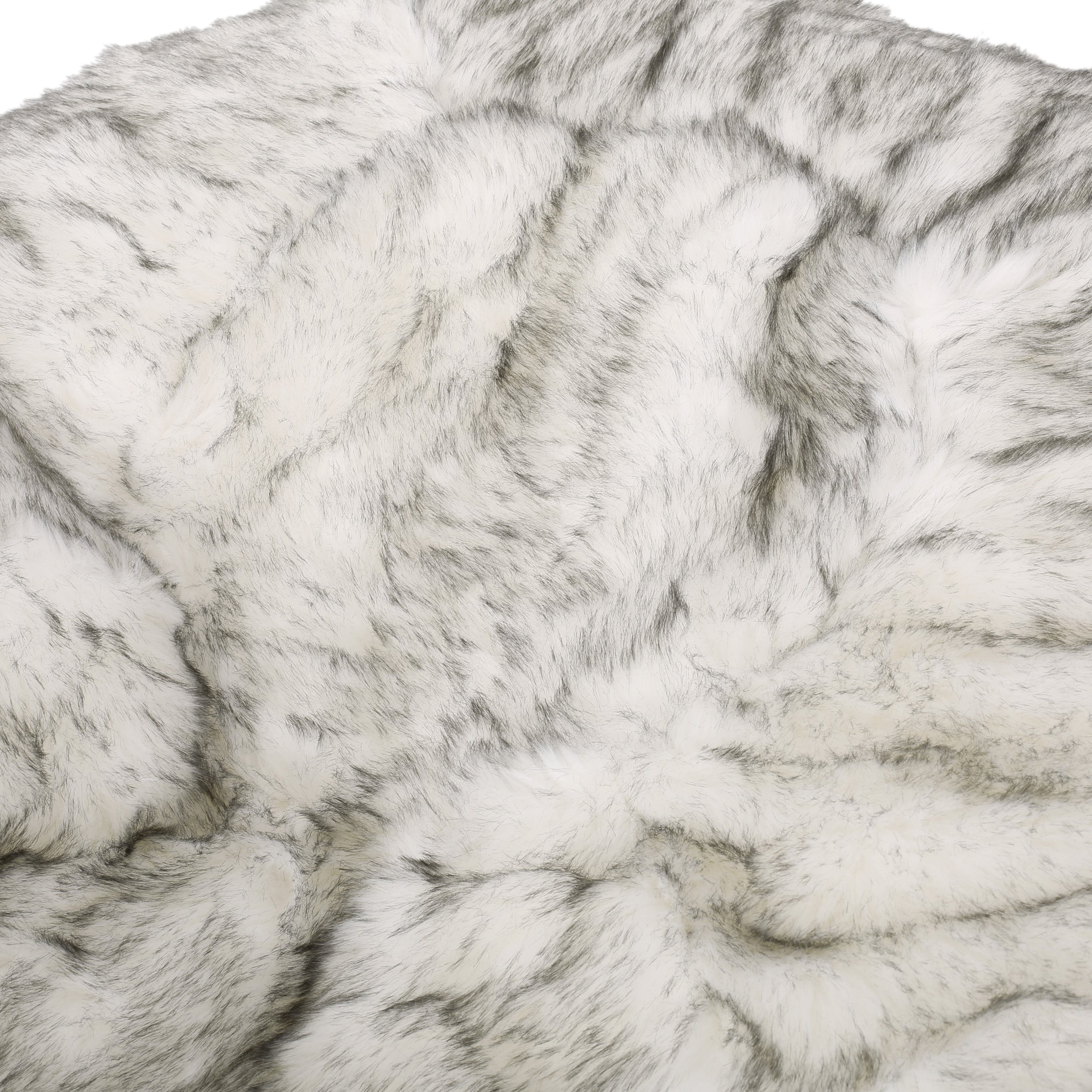 Negar 5 Foot Rounded Short Faux Fur Bean Bag