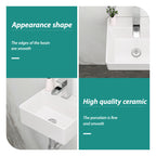 Premium Ceramic Wall Mounted Bathroom Sink