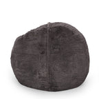 Lily Modern 5 Foot Faux Fur Cozy Bean Bag, Brown/Beige