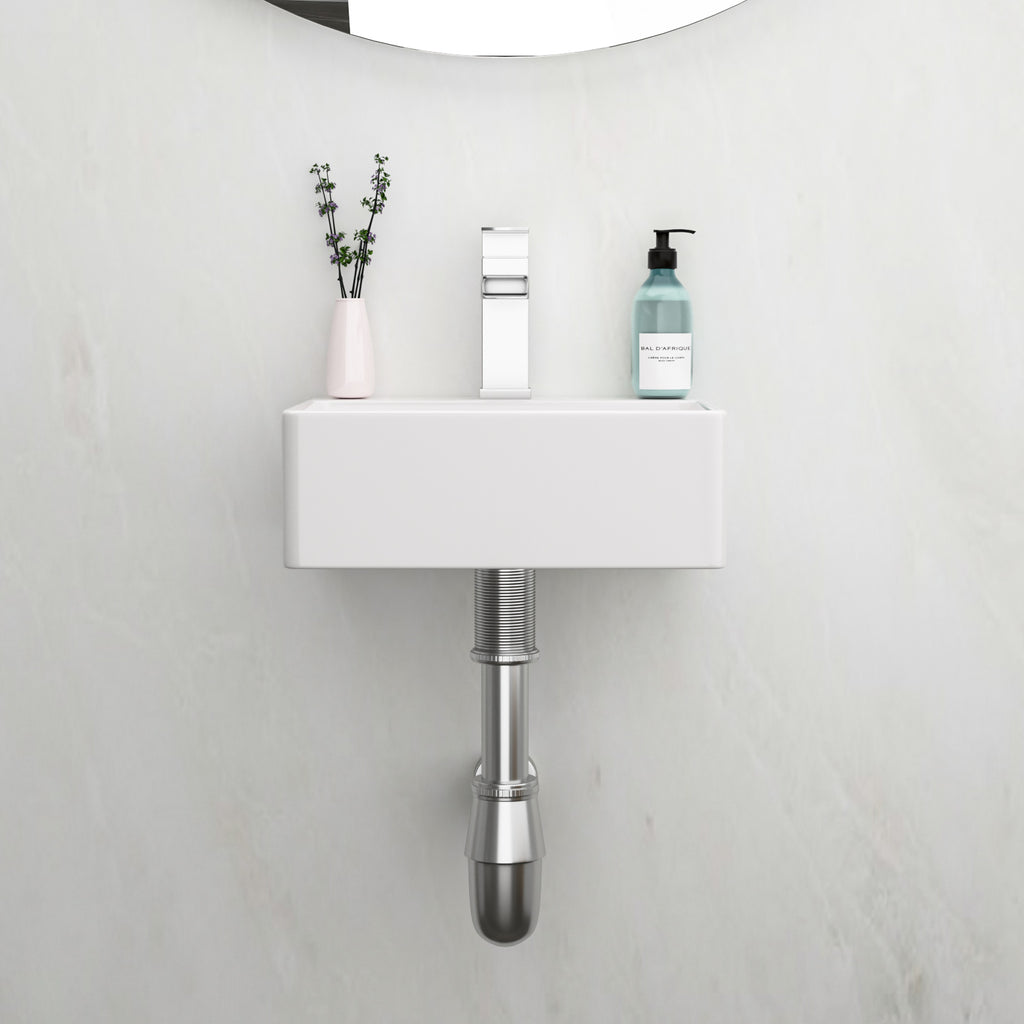 Premium Ceramic Wall Mounted Bathroom Sink