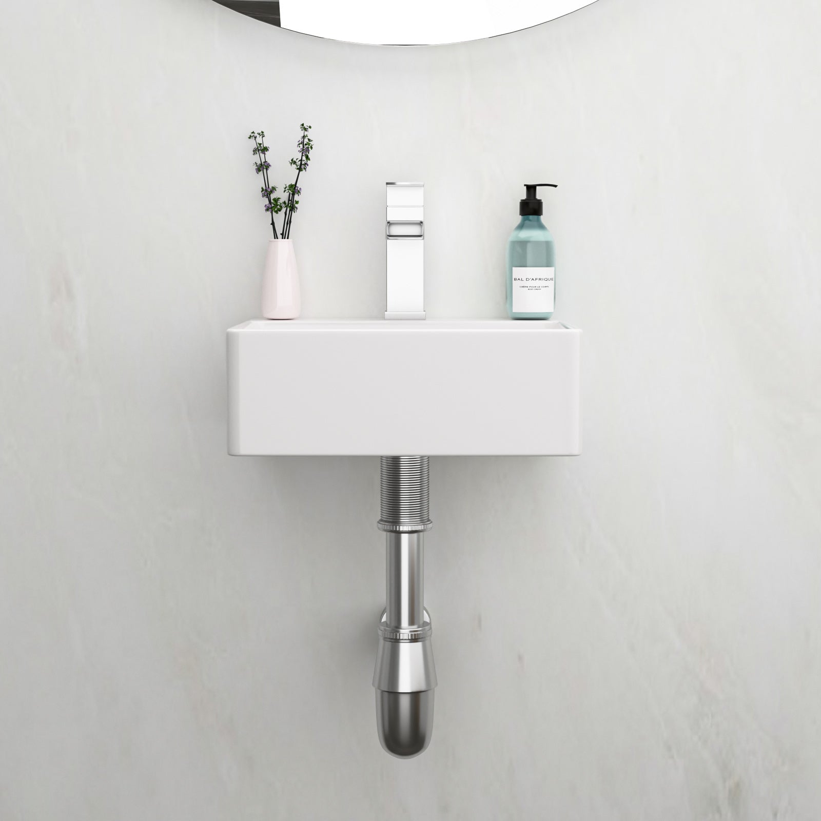 Premium Ceramic Wall Mounted Bathroom Sink