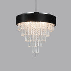 18-inch Modern Crystal Chandelier with Adjustable Height
