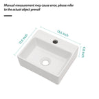 Premium Ceramic Wall Mounted Bathroom Sink