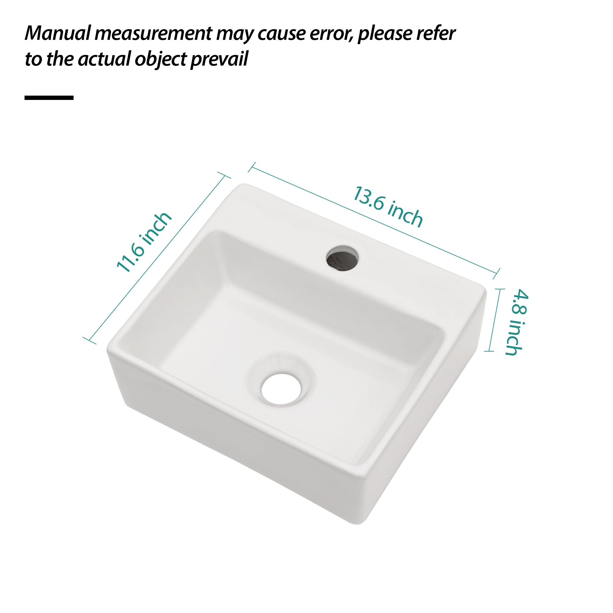 Premium Ceramic Wall Mounted Bathroom Sink
