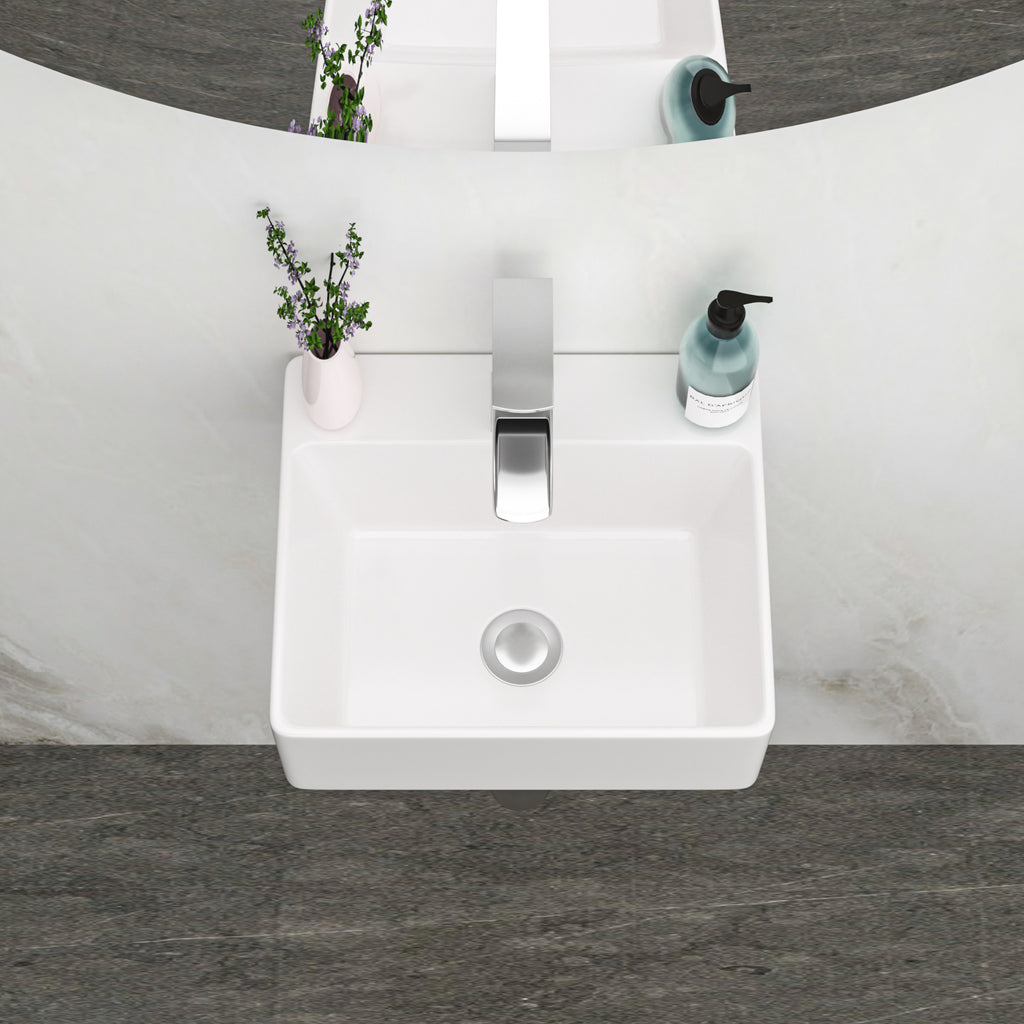 Premium Ceramic Wall Mounted Bathroom Sink