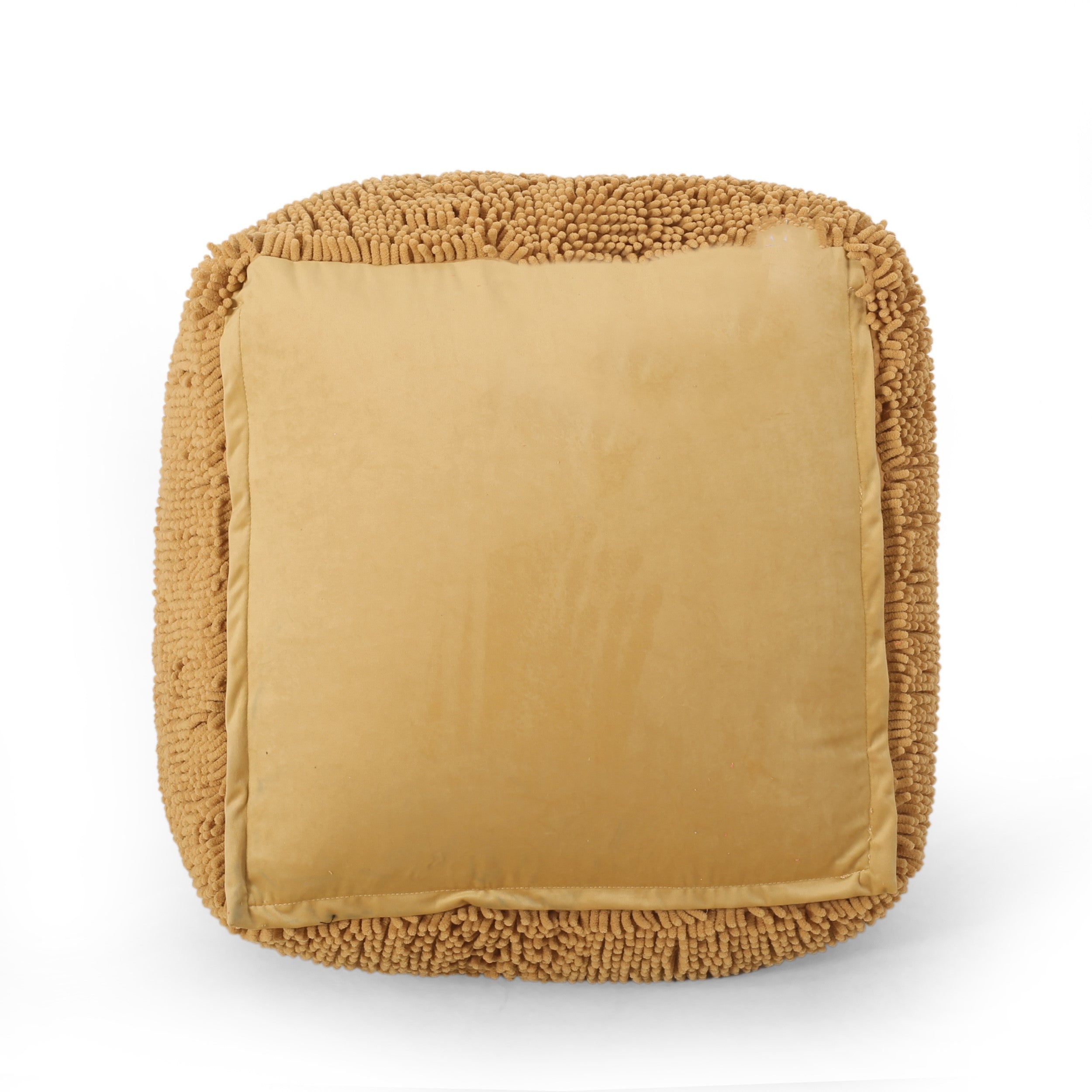 Spongy Microfiber Square Pouf