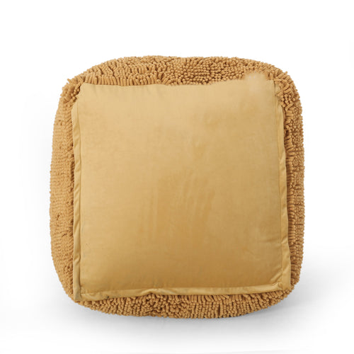Spongy Microfiber Square Pouf