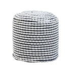 River Water Resistant Handcrafted Cylindrical Pouf