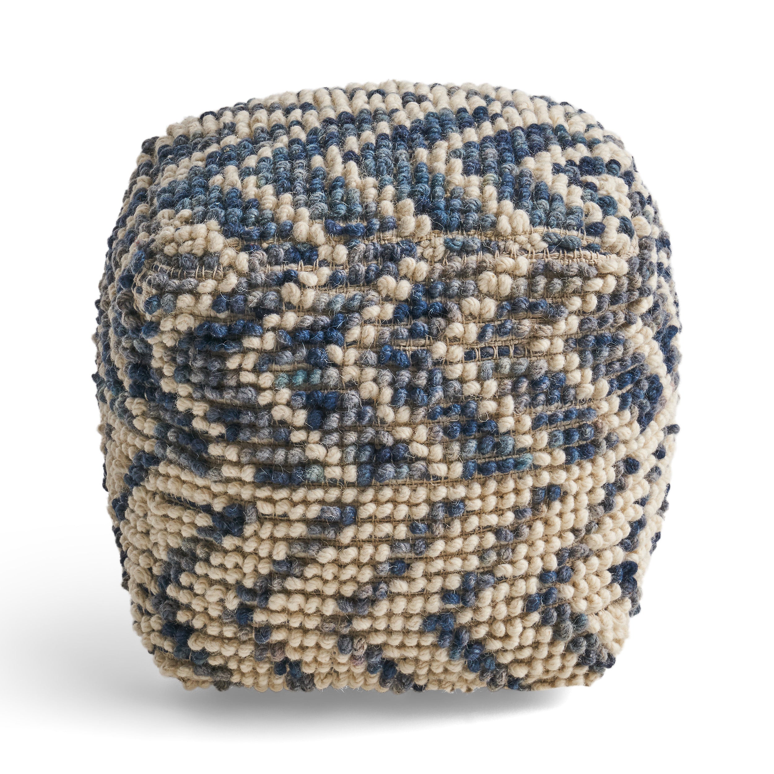 Alina Wool and Cotton Pouf