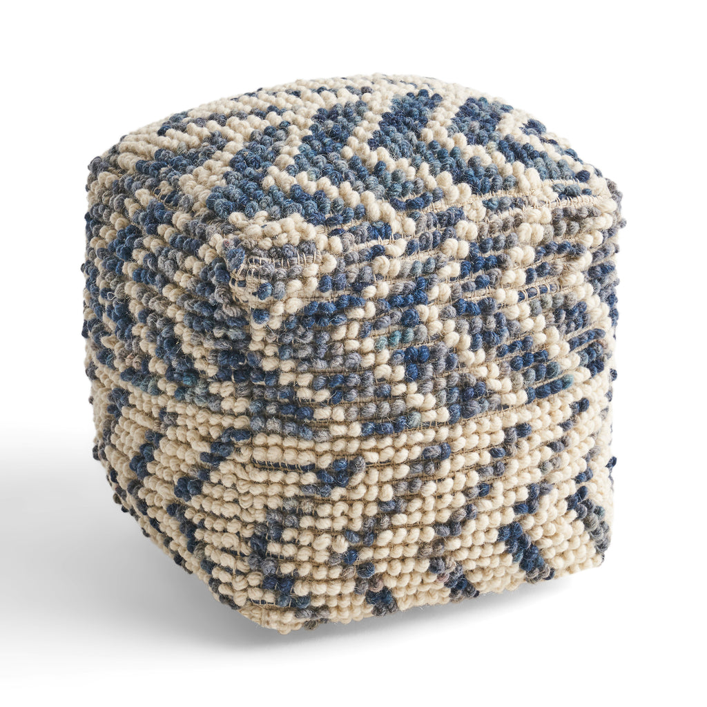 Alina Wool and Cotton Pouf