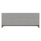 Twin Floor Bed with Bedside Bookcase, Shelves, Guardrails