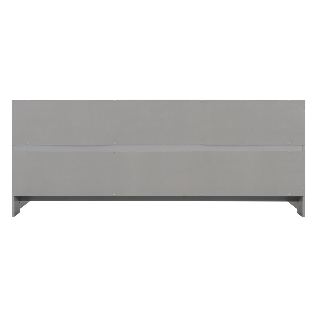 Twin Floor Bed with Bedside Bookcase, Shelves, Guardrails