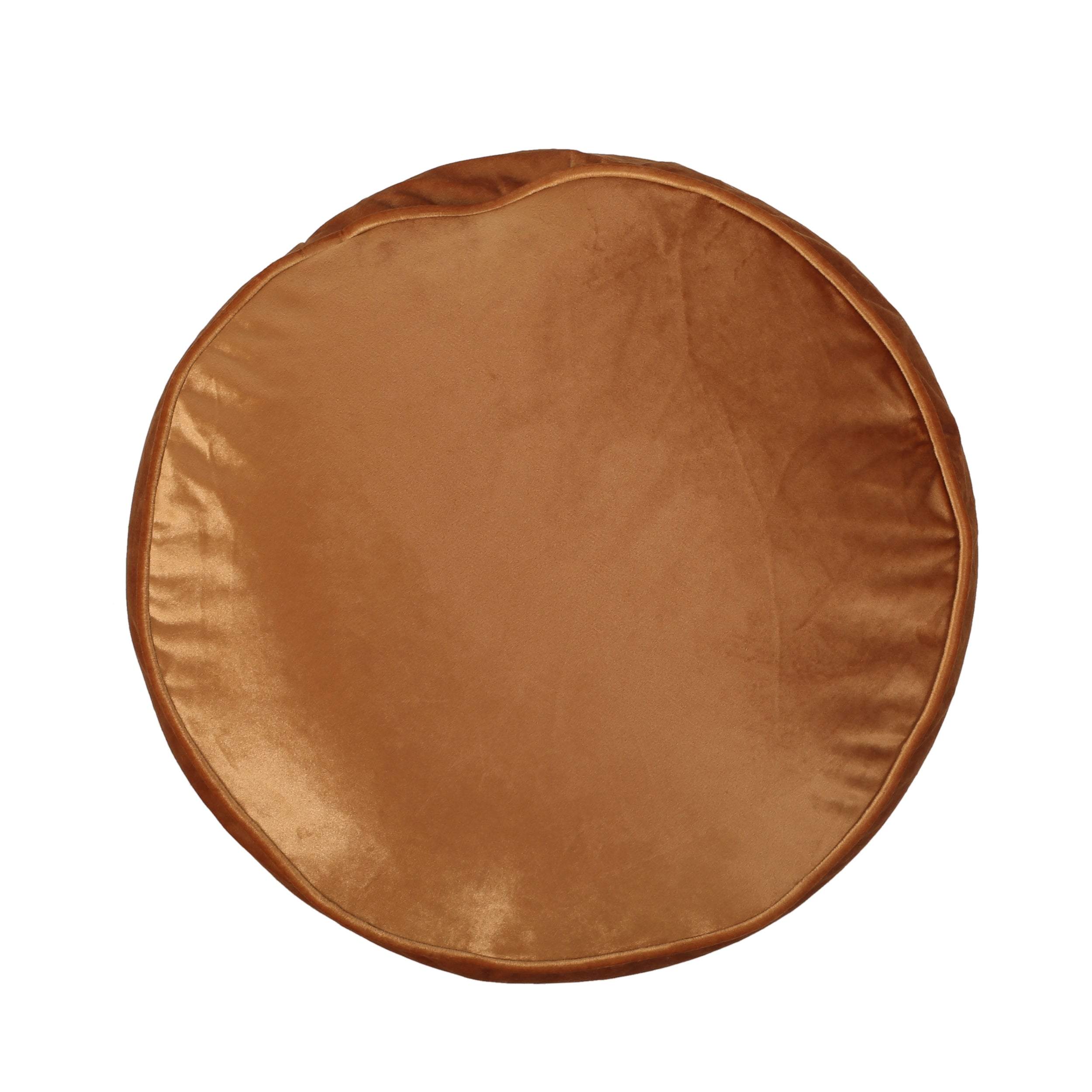Shimon Cylinder Pouf, Apricot