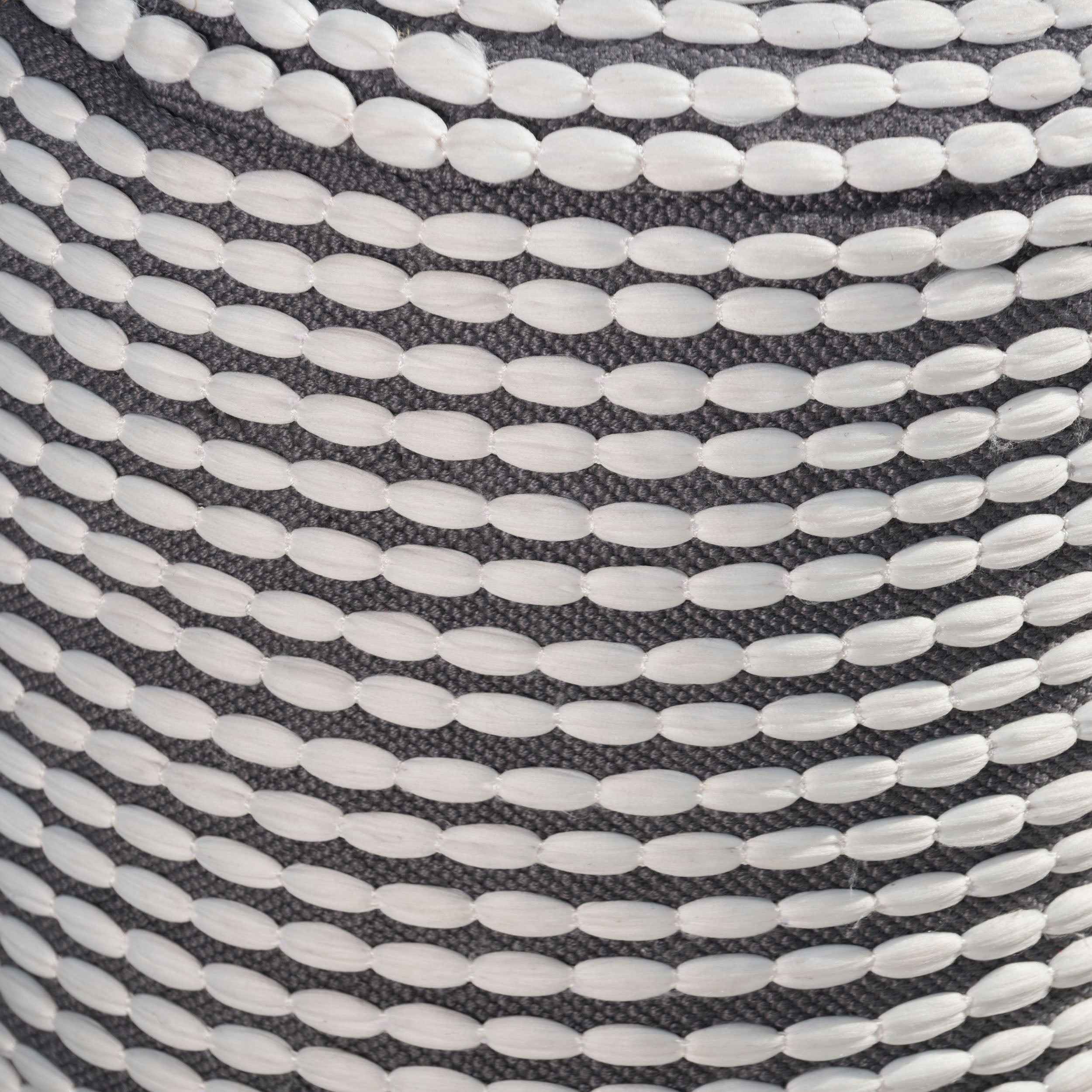 River Water Resistant Handcrafted Cylindrical Pouf