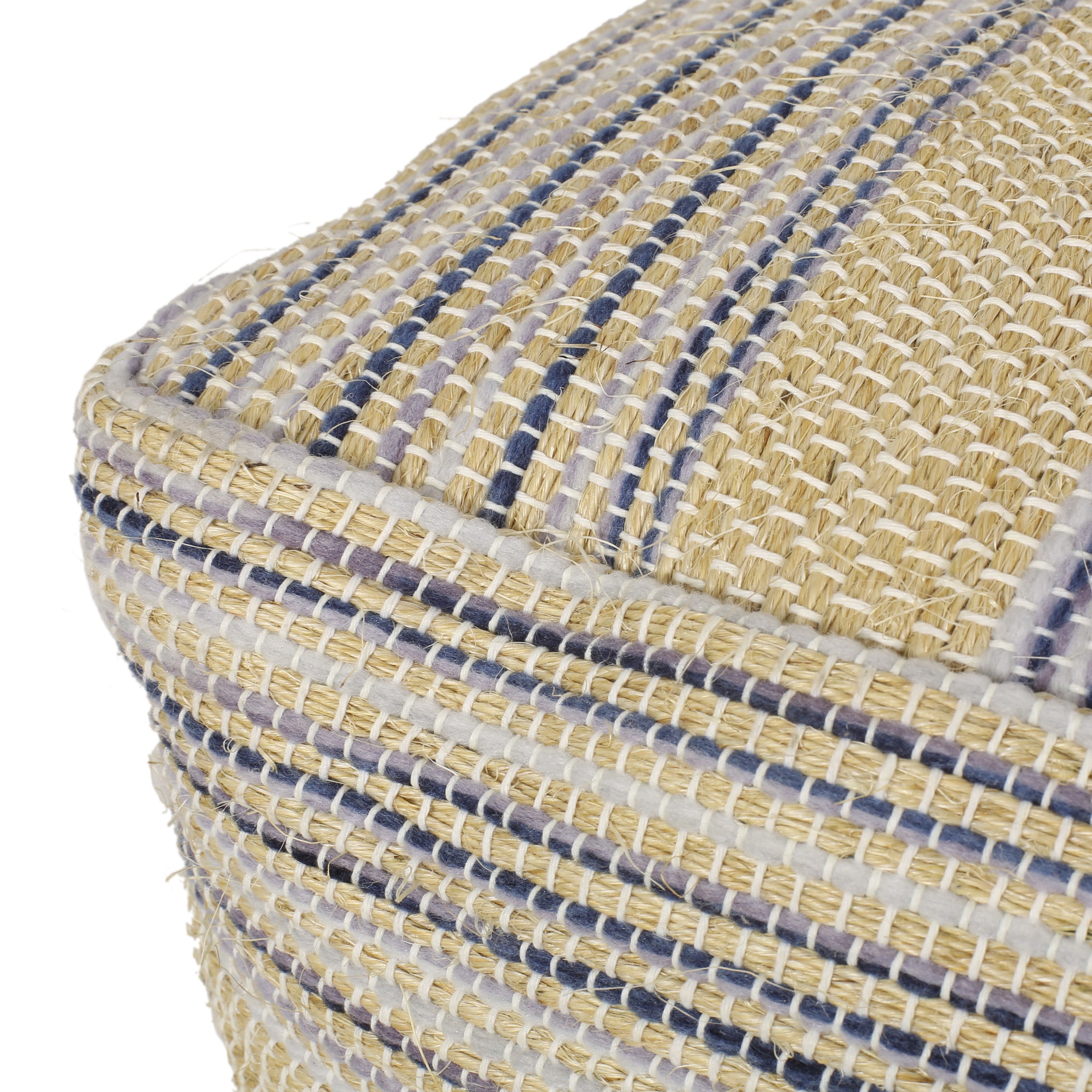 Western Handcrafted Fabric Pouf