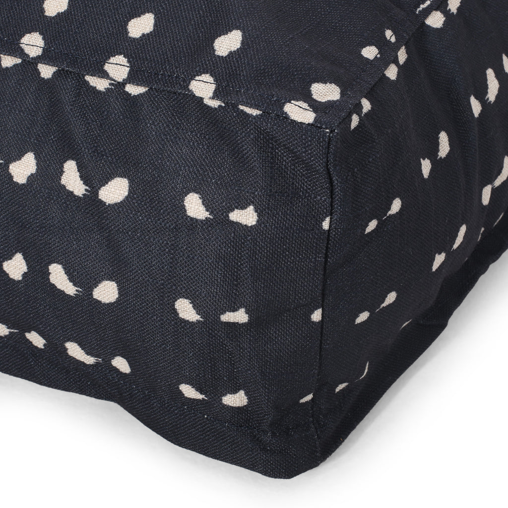 Dalm Fabric Square Pouf
