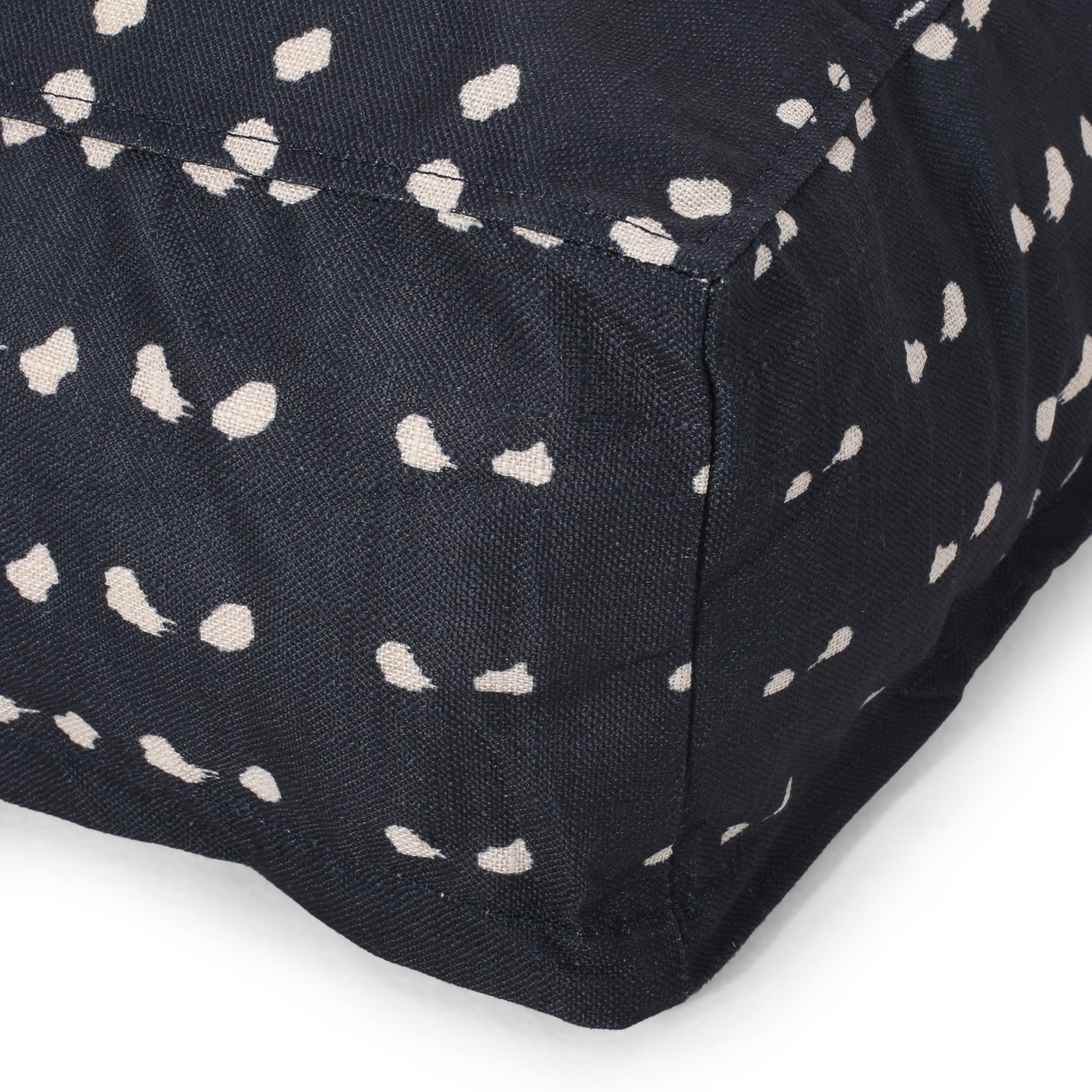 Dalm Fabric Square Pouf