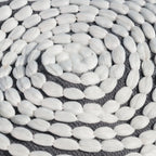 River Water Resistant Handcrafted Cylindrical Pouf