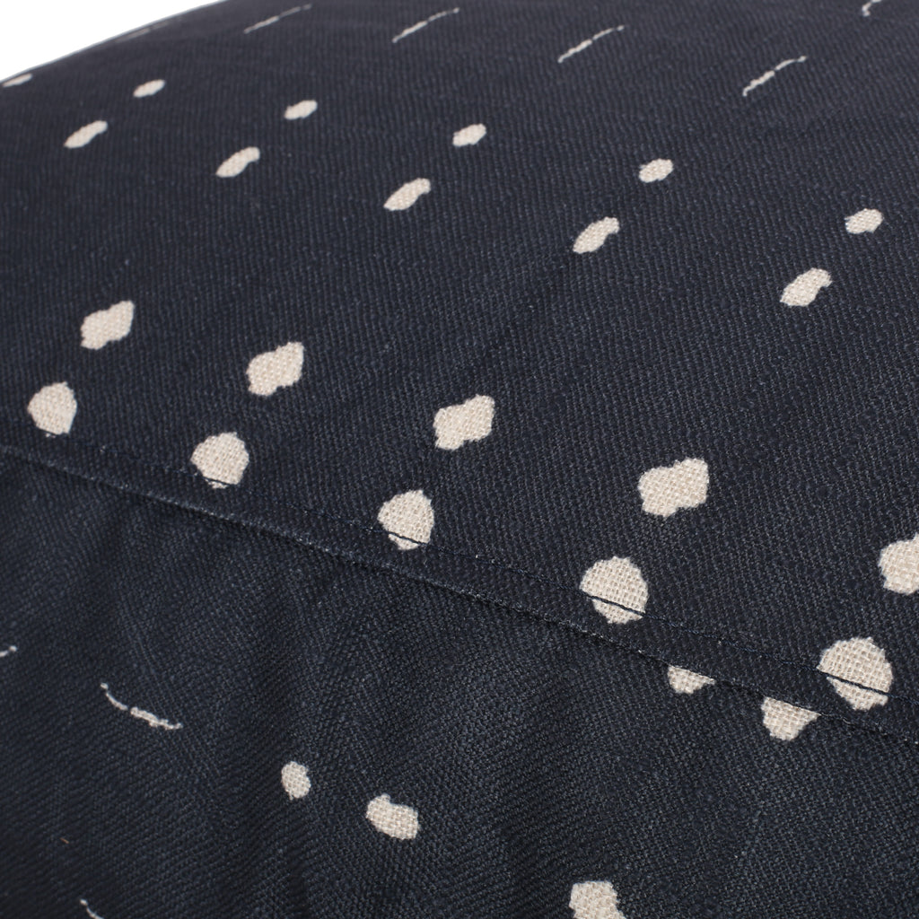 Dalm Fabric Square Pouf