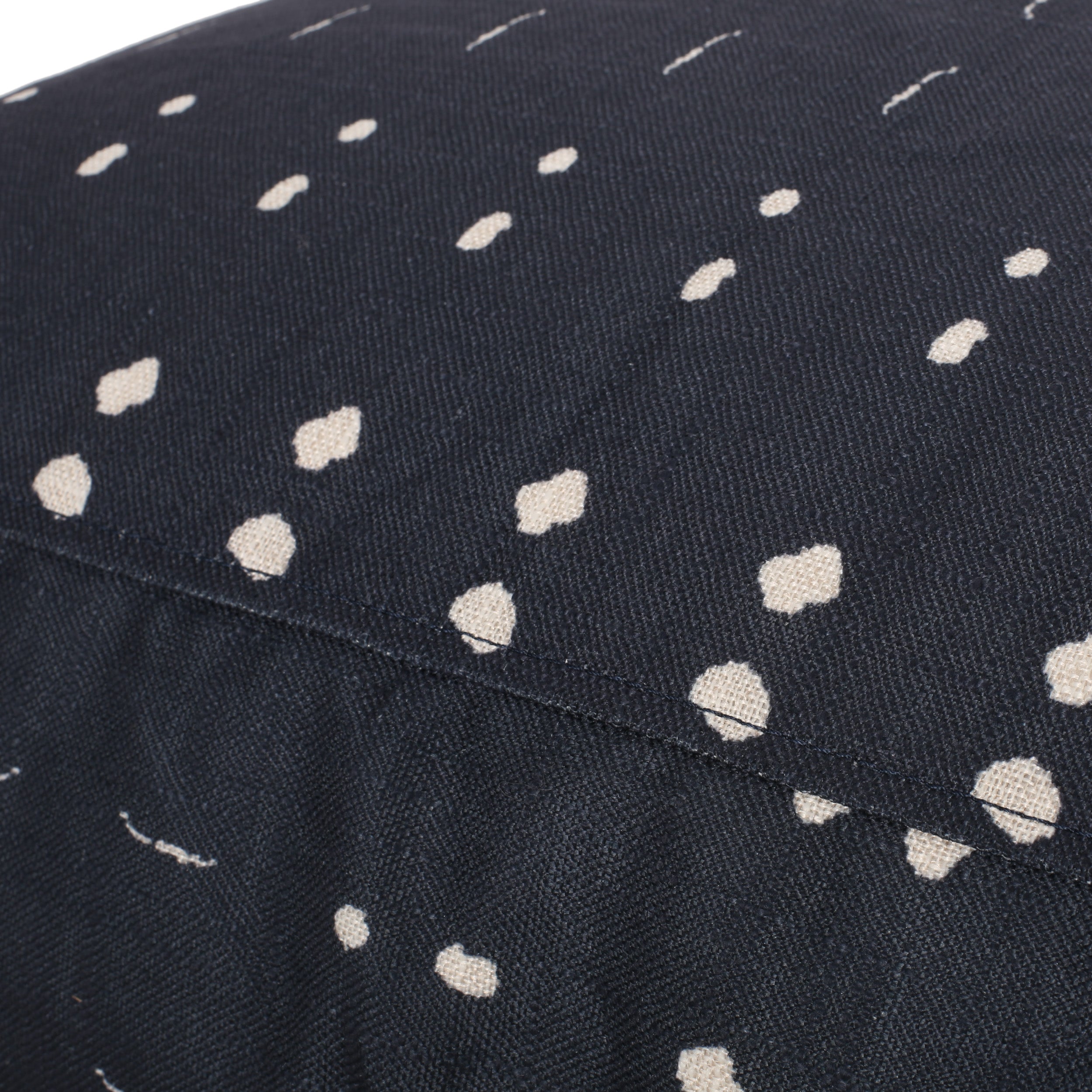 Dalm Fabric Square Pouf