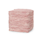 Enigma Yarn and Cotton Square Pouf