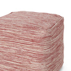Enigma Yarn and Cotton Square Pouf