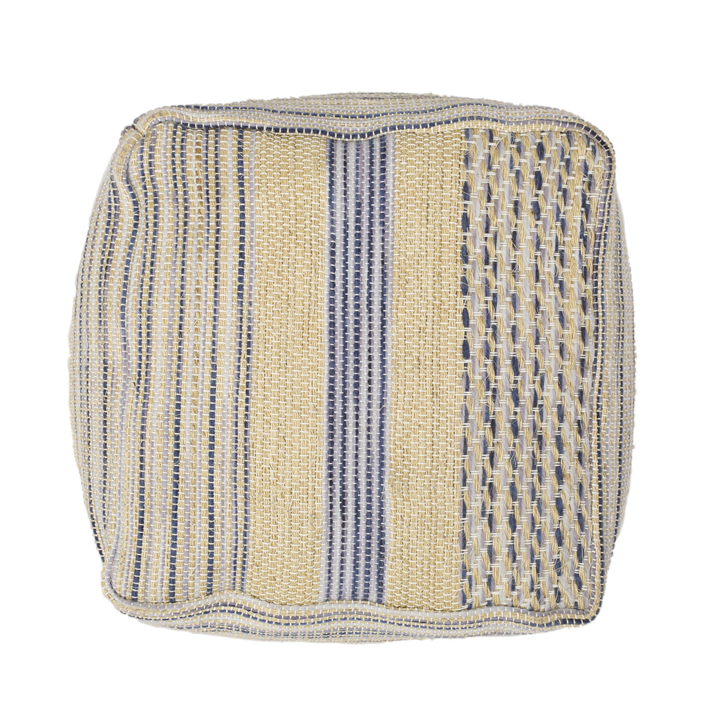 Western Handcrafted Fabric Pouf