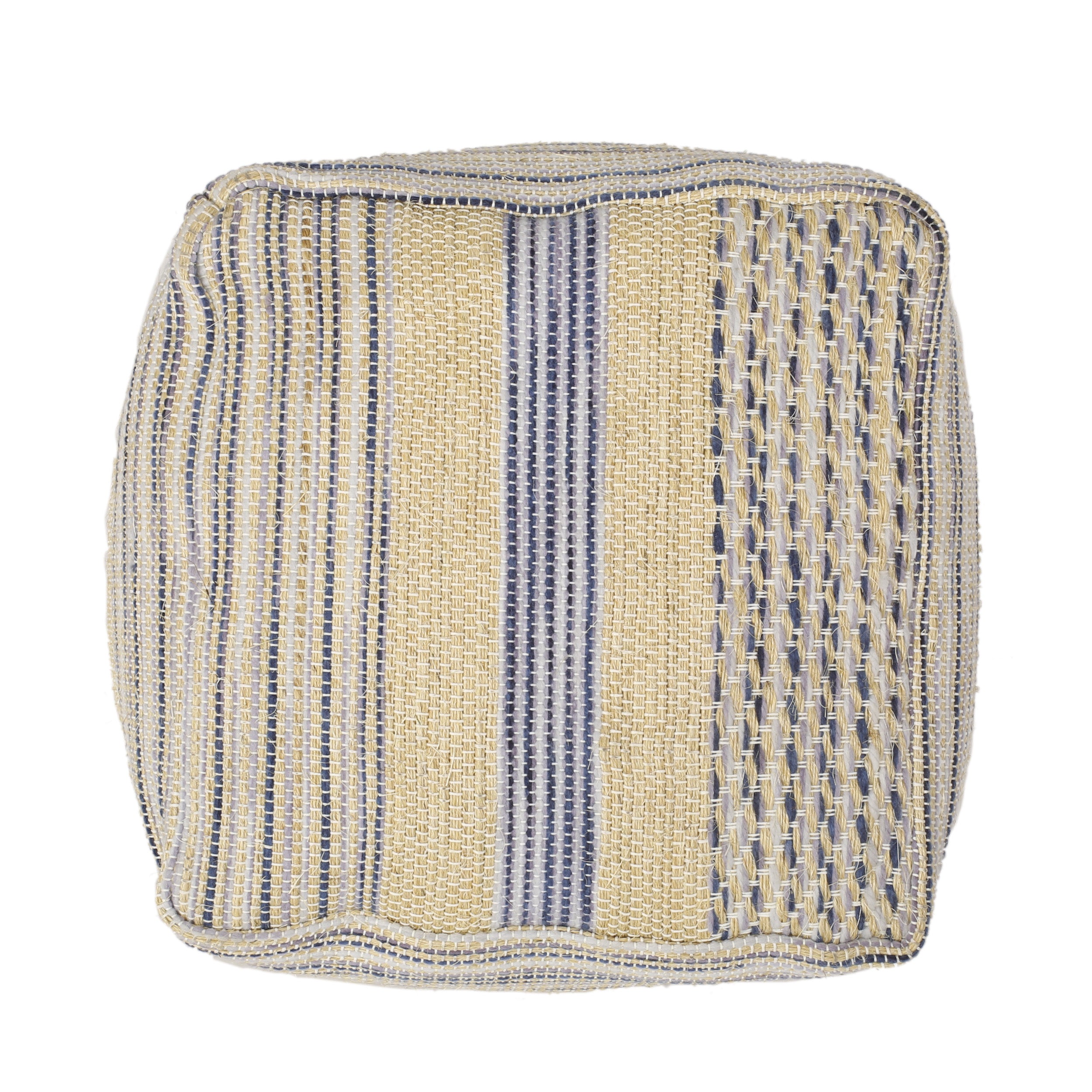 Western Handcrafted Fabric Pouf