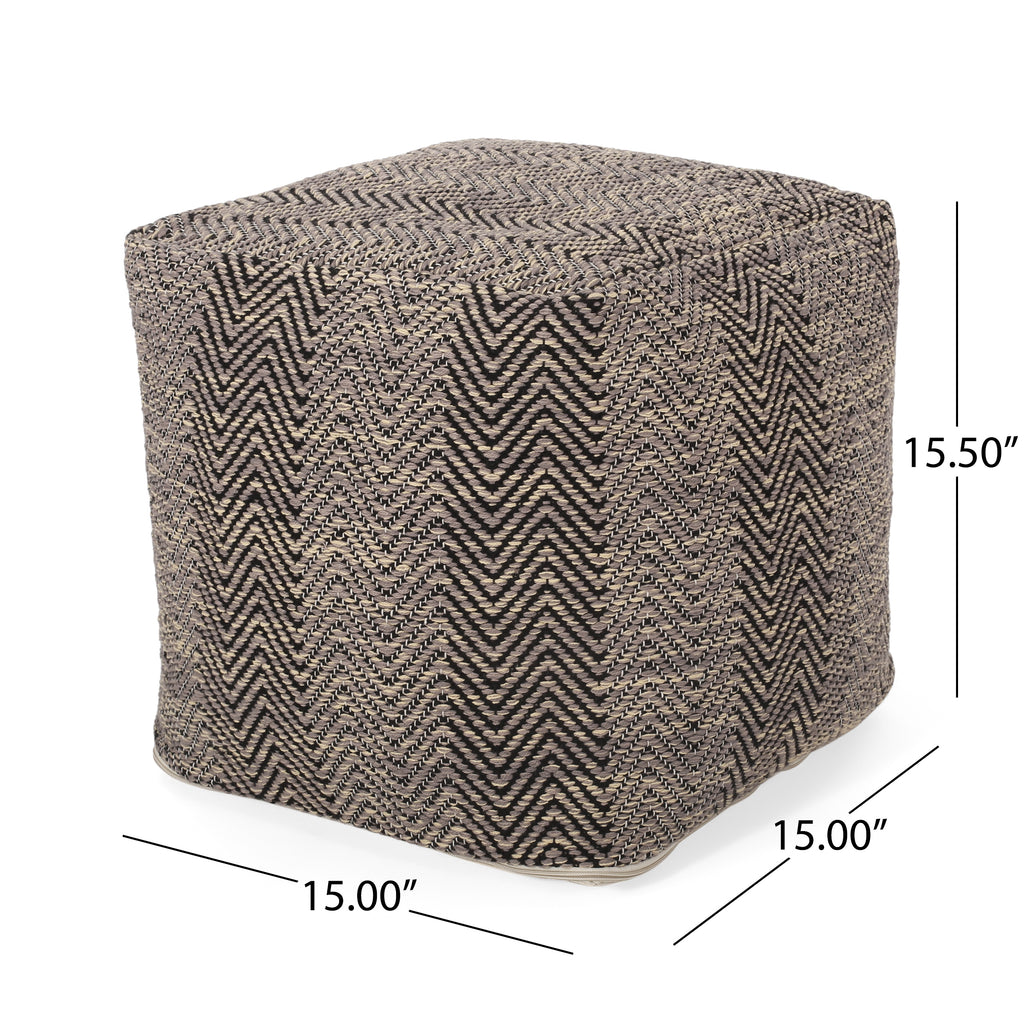 Barracuda Handcrafted Cotton Pouf
