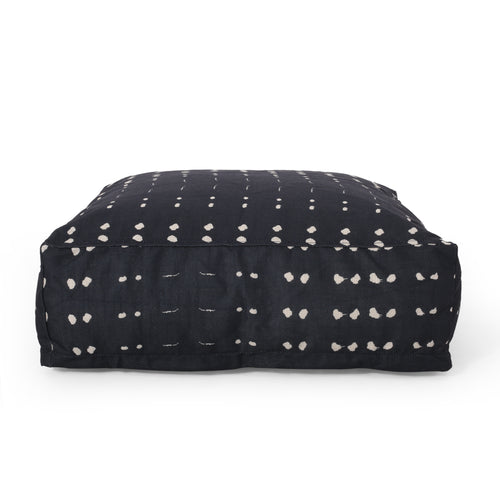 Dalm Fabric Square Pouf