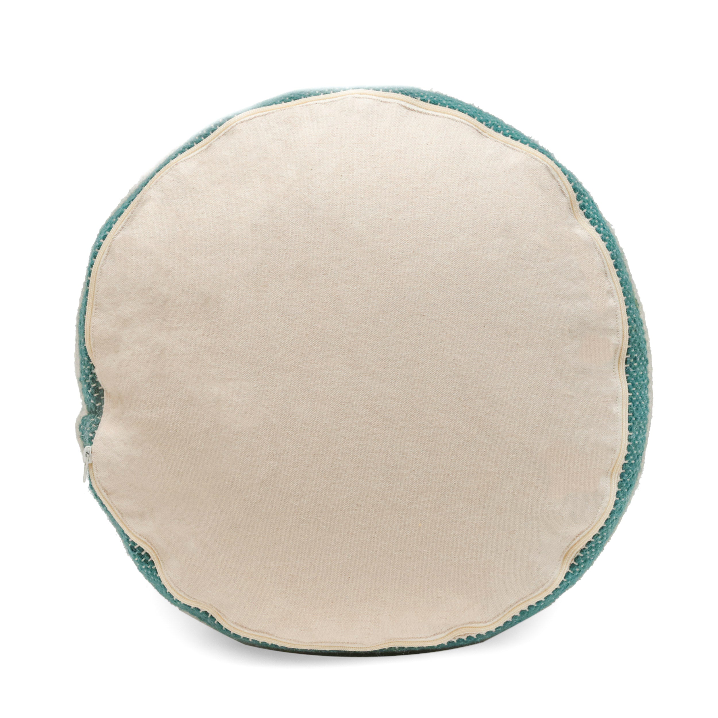 Diamond Handcrafted Fabric Cylindrical Pouf