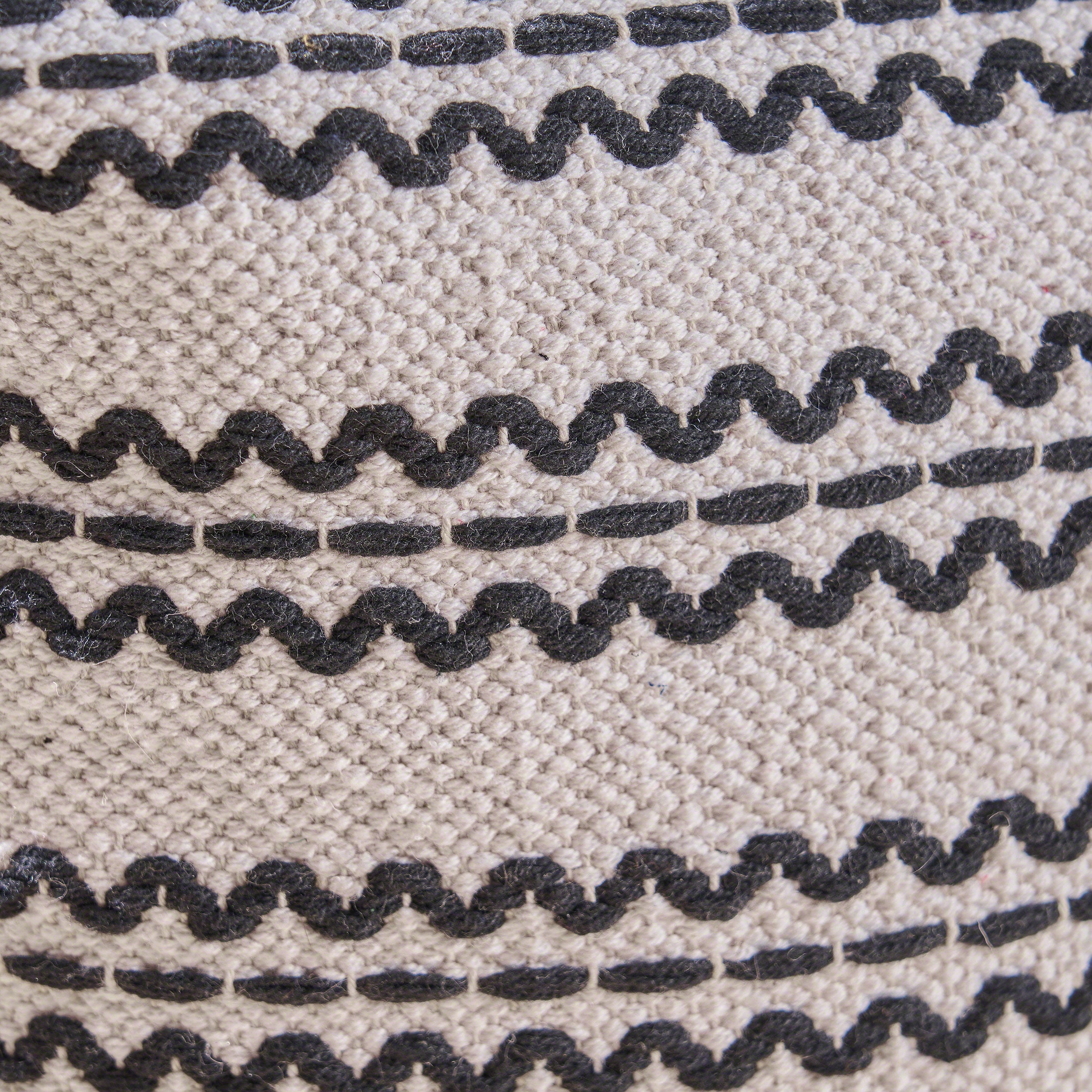 Lani Handcrafted Fabric Pouf
