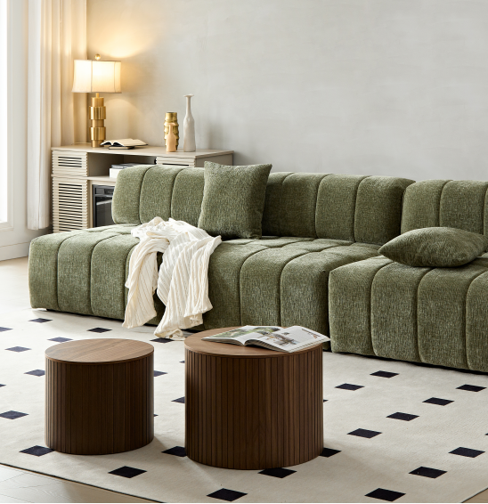 MDF Nested Table Set - 2 Pieces