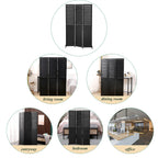 3 Panel Wood Folding Privacy Screen