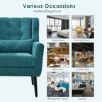 Modern Accent Chair Upholstered Foam Filled Living Room Chairs