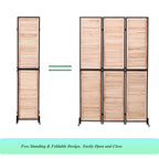 3 Panel Room Dividers and Folding Privacy Screen