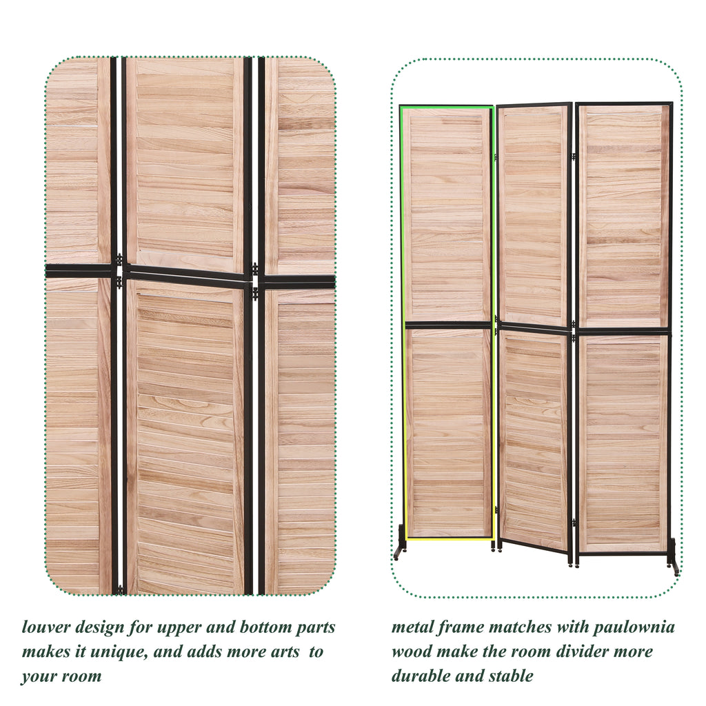 3 Panel Room Dividers and Folding Privacy Screen