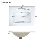 24-Inch Bathroom Vanity with Ceramic Sink