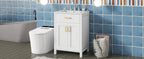 Luxurious 24" Bathroom Vanity Combo with Ceramic Sink