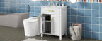 Luxurious 24" Bathroom Vanity Combo with Ceramic Sink