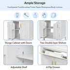 Luxurious 24" Bathroom Vanity Combo with Ceramic Sink