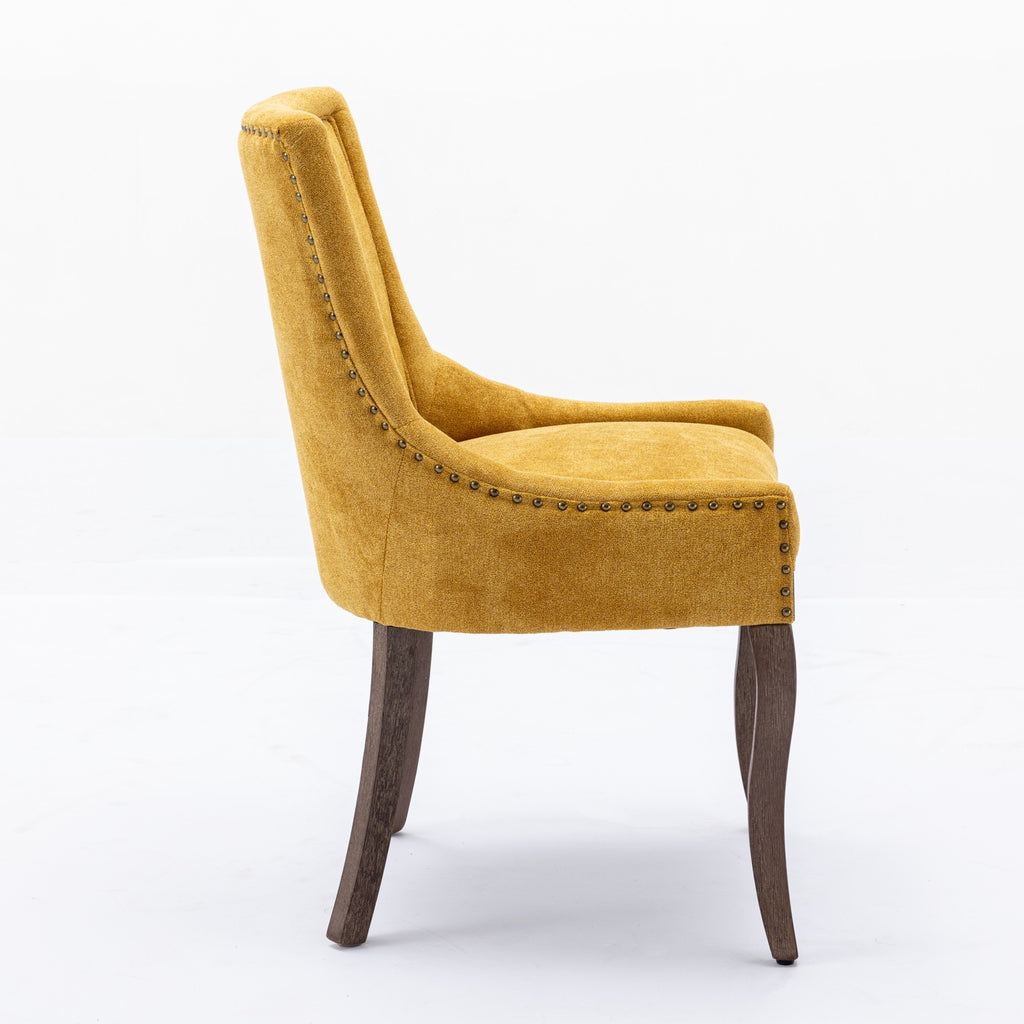 A&A Furniture Ultra Side Dining Chair Set of 2