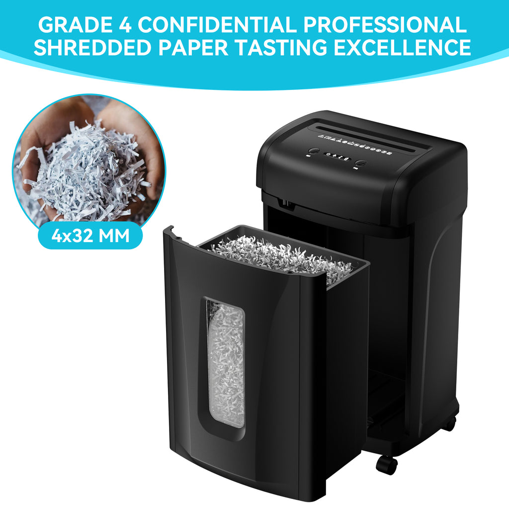 Large Commercial Heavy Duty 22-Sheet High Security Paper Shredder