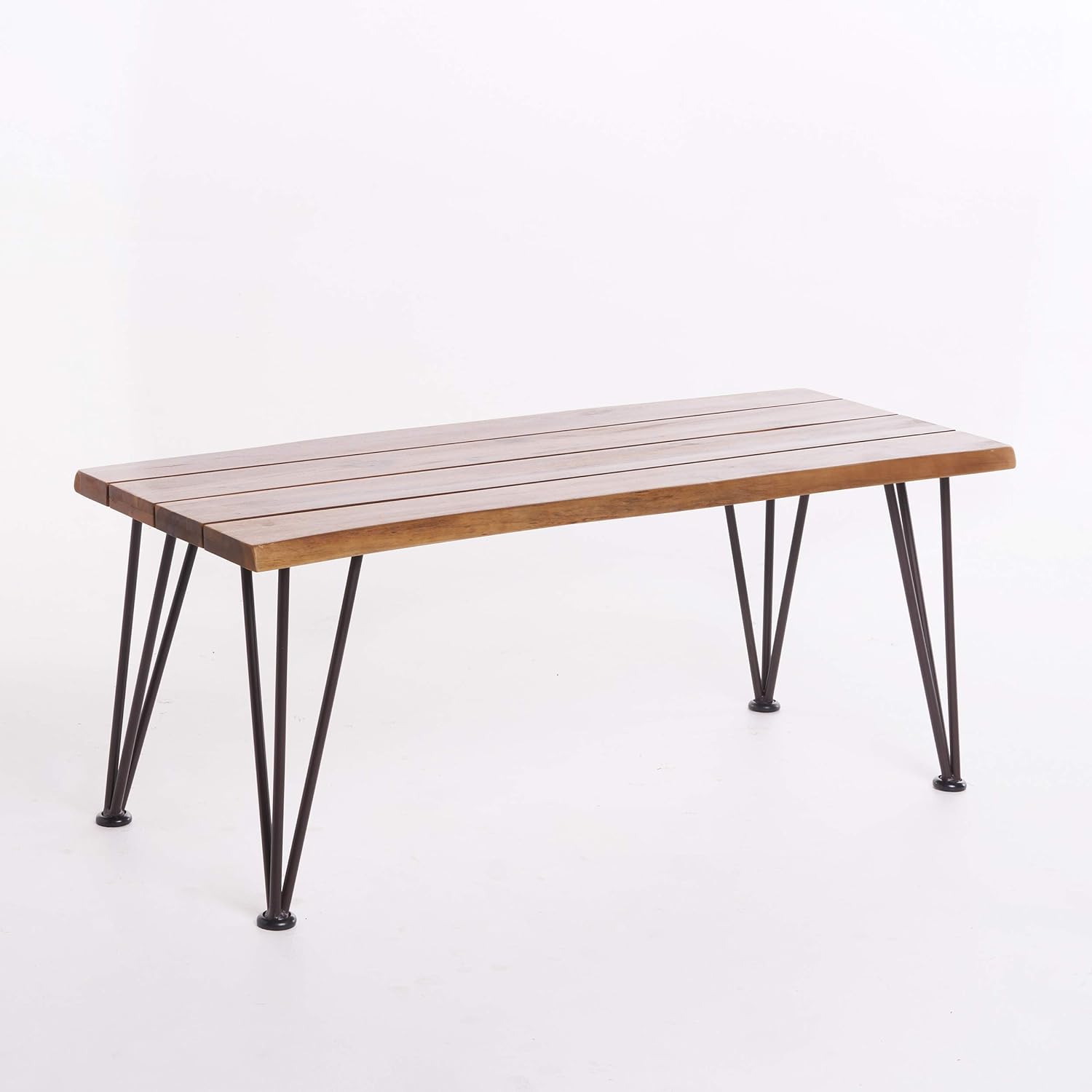 Zion Industrial Wood And Metal Coffee Table Set