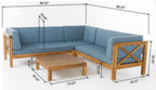 Brava X-Back 4-Piece Sofa Set