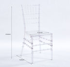 Transparent Wedding Dining Chairs - Set of 4